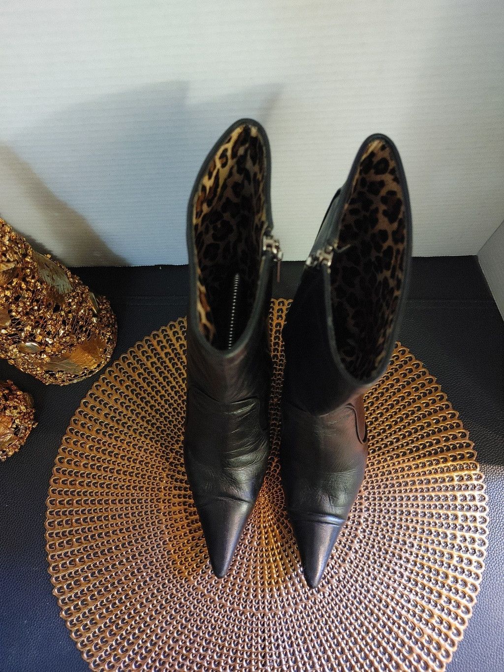 Dolce & Gabbana Dolce Gabbana Vero Cuoio Leather Boots size 37 Size US 6.5 / IT 36.5 - 4 Thumbnail