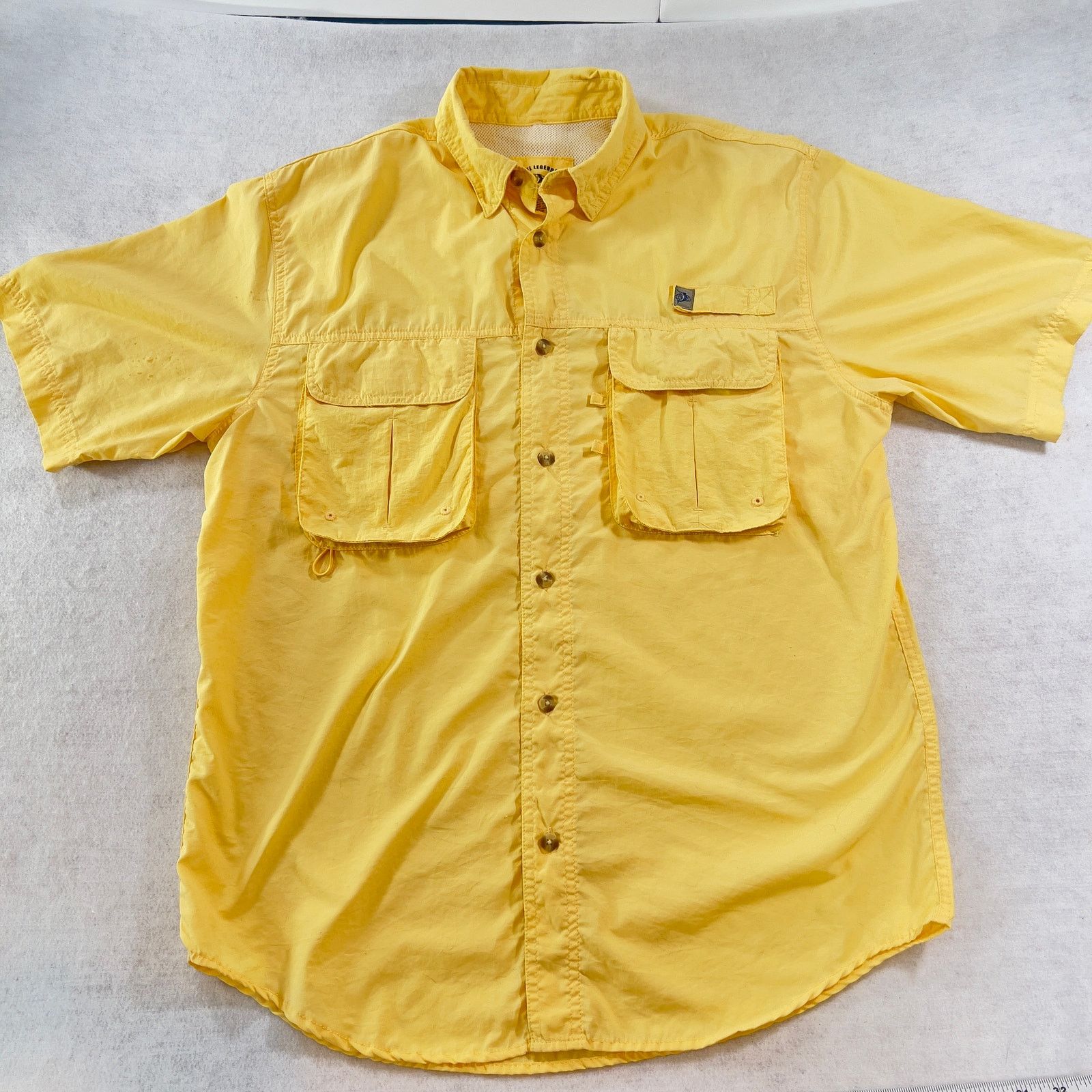 Reel Legends Fishing Shirt Reel Legends Men's S Vented Mesh Back Pockets Size US S / EU 44-46 / 1 - 1 Thumbnail