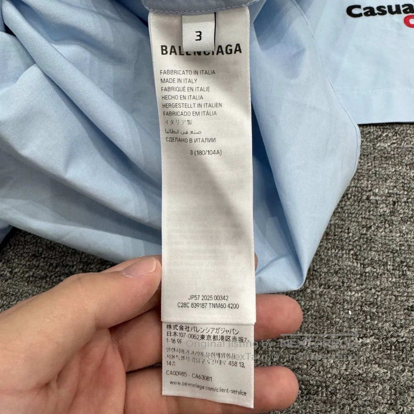 Balenciaga Balenciaga Embroidered Knit Short Sleeve. Size US L / EU 52-54 / 3 - 3 Thumbnail