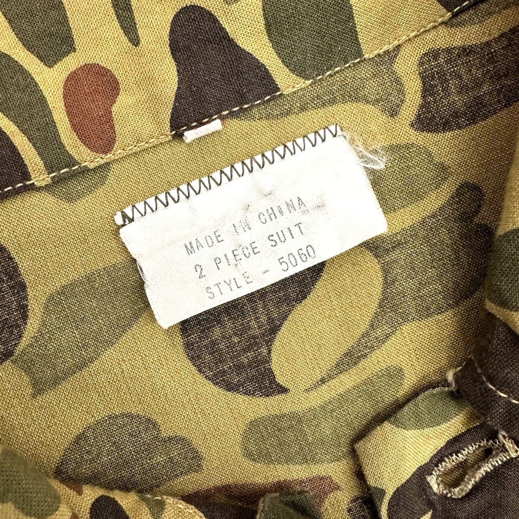 Vintage VINTAGE 80s Duck Camo 3 Pocket Cotton Shirt Medium Men Button-Up Shirt Size US M / EU 48-50 / 2 - 2 Thumbnail