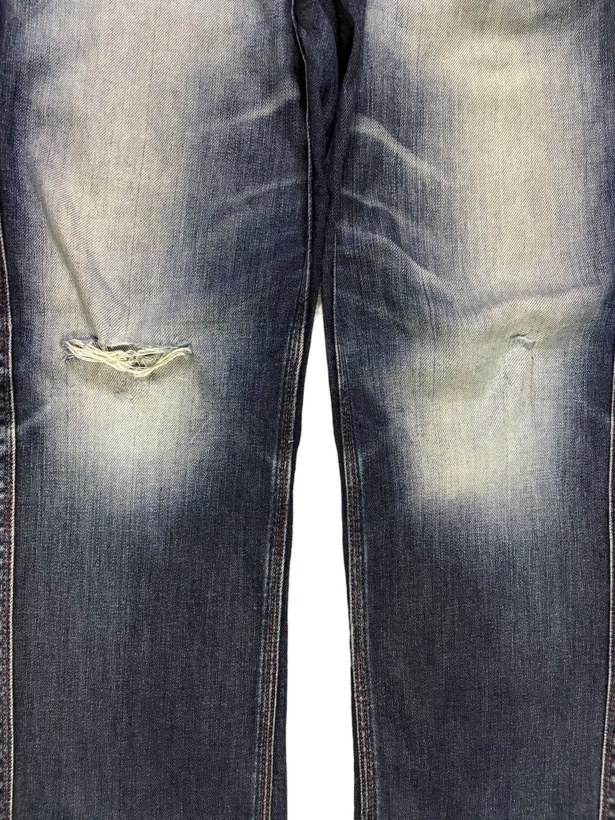 Nicole Club Vintage Nicole Club Whisker Wash Distressed Bootcut Jeans Size US 32 / EU 48 - 5 Thumbnail
