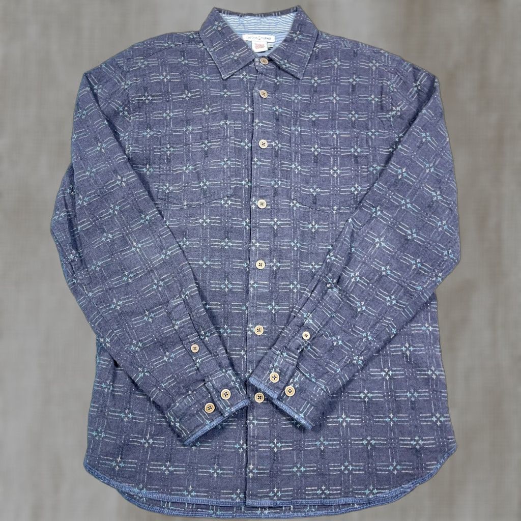 Carbon2Cobalt Carbon 2 Cobalt Shirt Men S Blue Plaid Button-Up Cam P Flannel Lot Of 2 Size US S / EU 44-46 / 1 - 1 Thumbnail