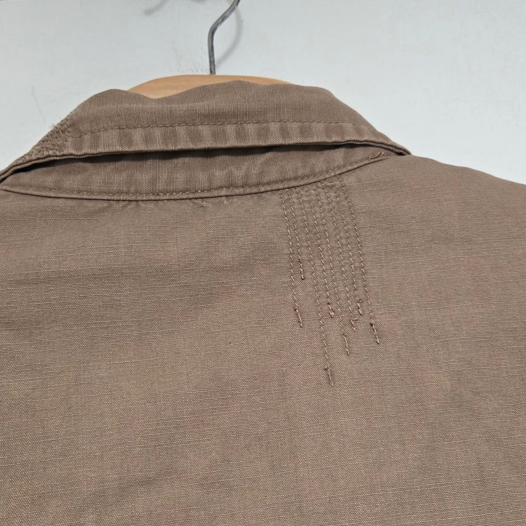 Billabong VINTAGE Billabong Jacket Military L Tan L Mens Distressed Sherpa Lined Utility Y2K Size US L / EU 52-54 / 3 - 7 Thumbnail