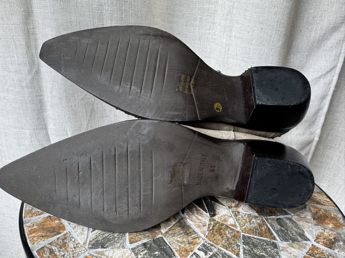Other Emanuele Crasto Studded Taupe Suede Boots — Made in Italy Size US 8 / EU 41 - 9 Thumbnail