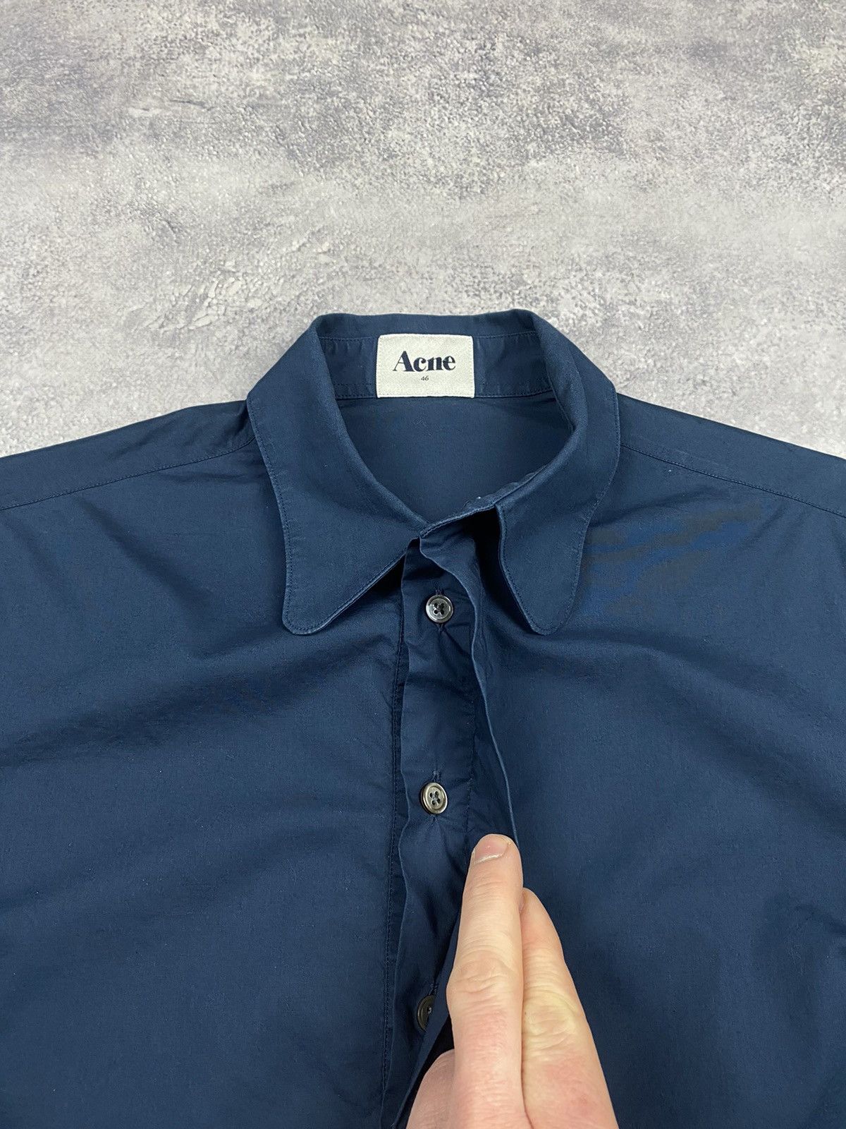 Acne Studios Acne Studios Designer Button Up Shirt Size L / US 10 / IT 46 - 6 Thumbnail