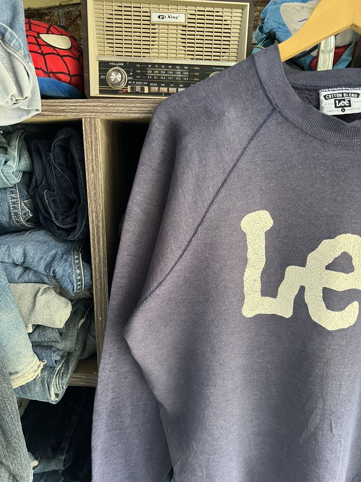 Lee 🔥Vintage Sun Faded Lee Made in Usa Crewneck Sweatshirt Size US M / EU 48-50 / 2 - 5 Thumbnail