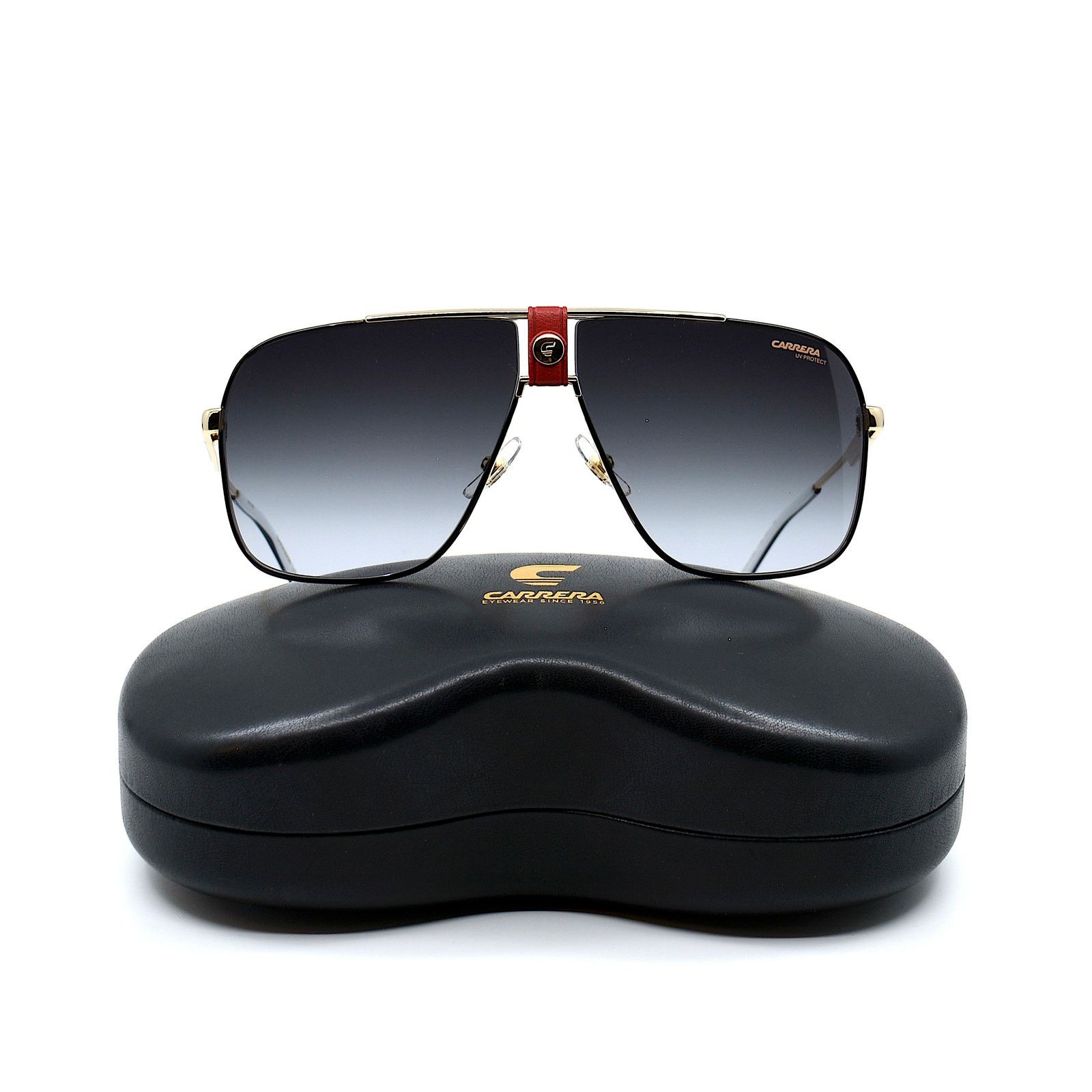 Carrera NEW CARRERA 1018/S BLACK/GOLD GREY GRADIENT SUNGLASSES Size ONE SIZE - 5 Thumbnail