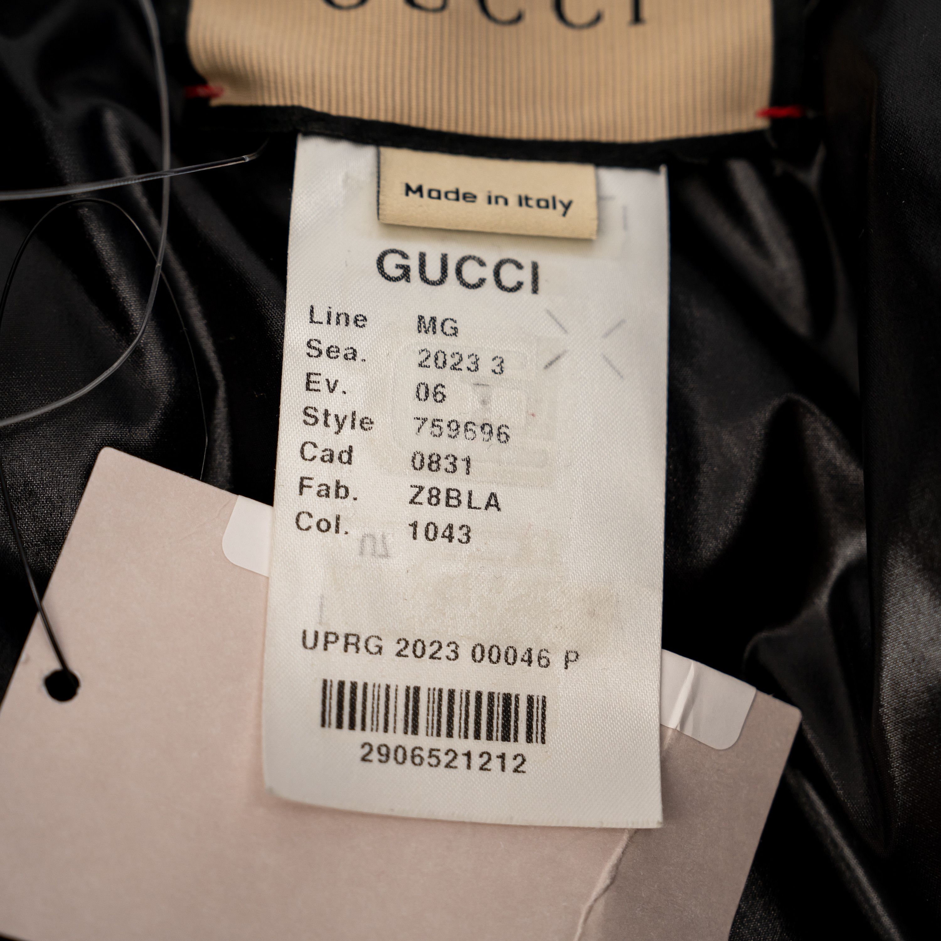 Gucci 48 M Gucci Nylon Satin Down Jacket Puffer Black Blue White Size US M / EU 48-50 / 2 - 10 Thumbnail