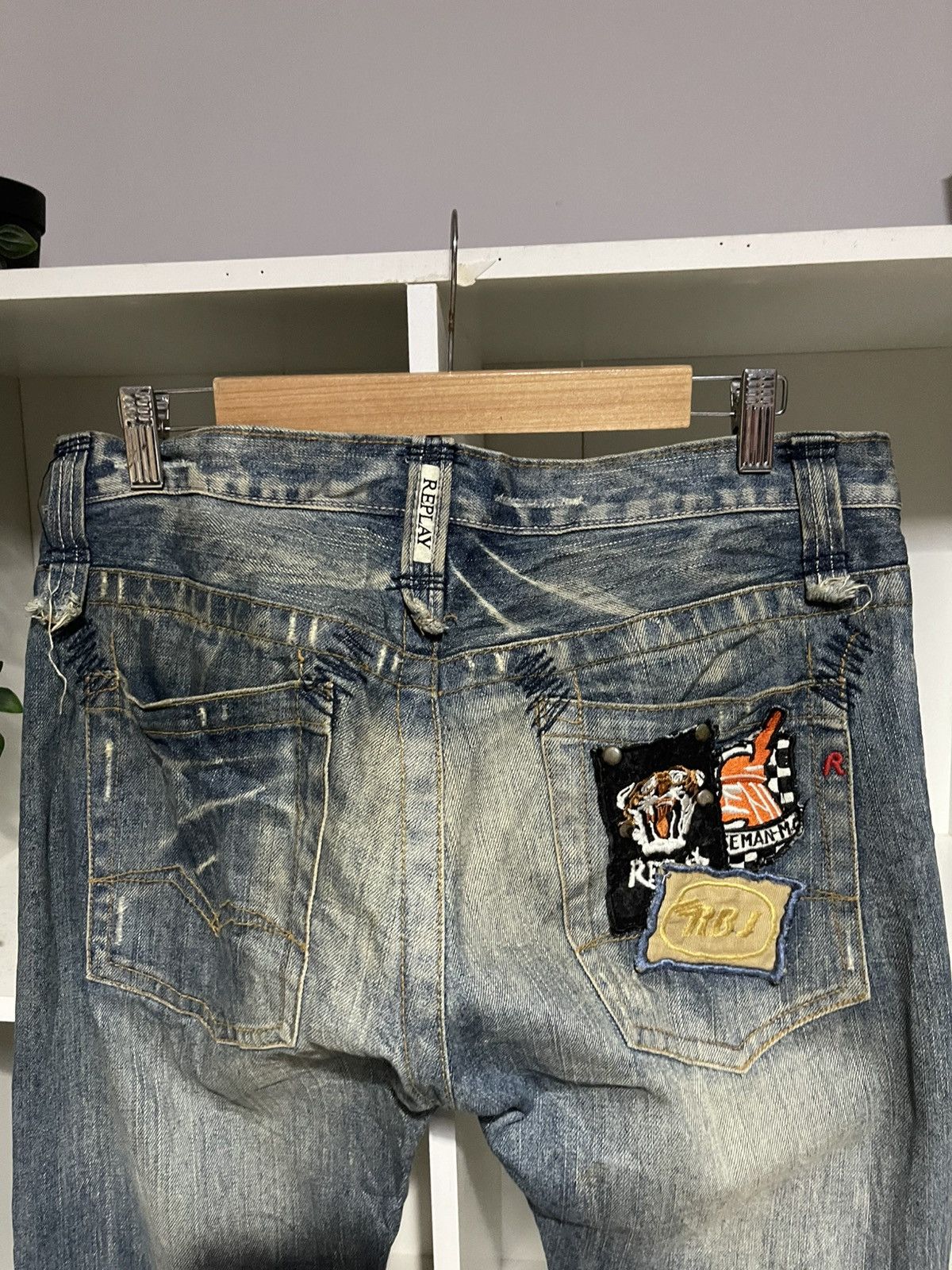 Replay Replay Distressed denim Size US 33 - 2 Thumbnail