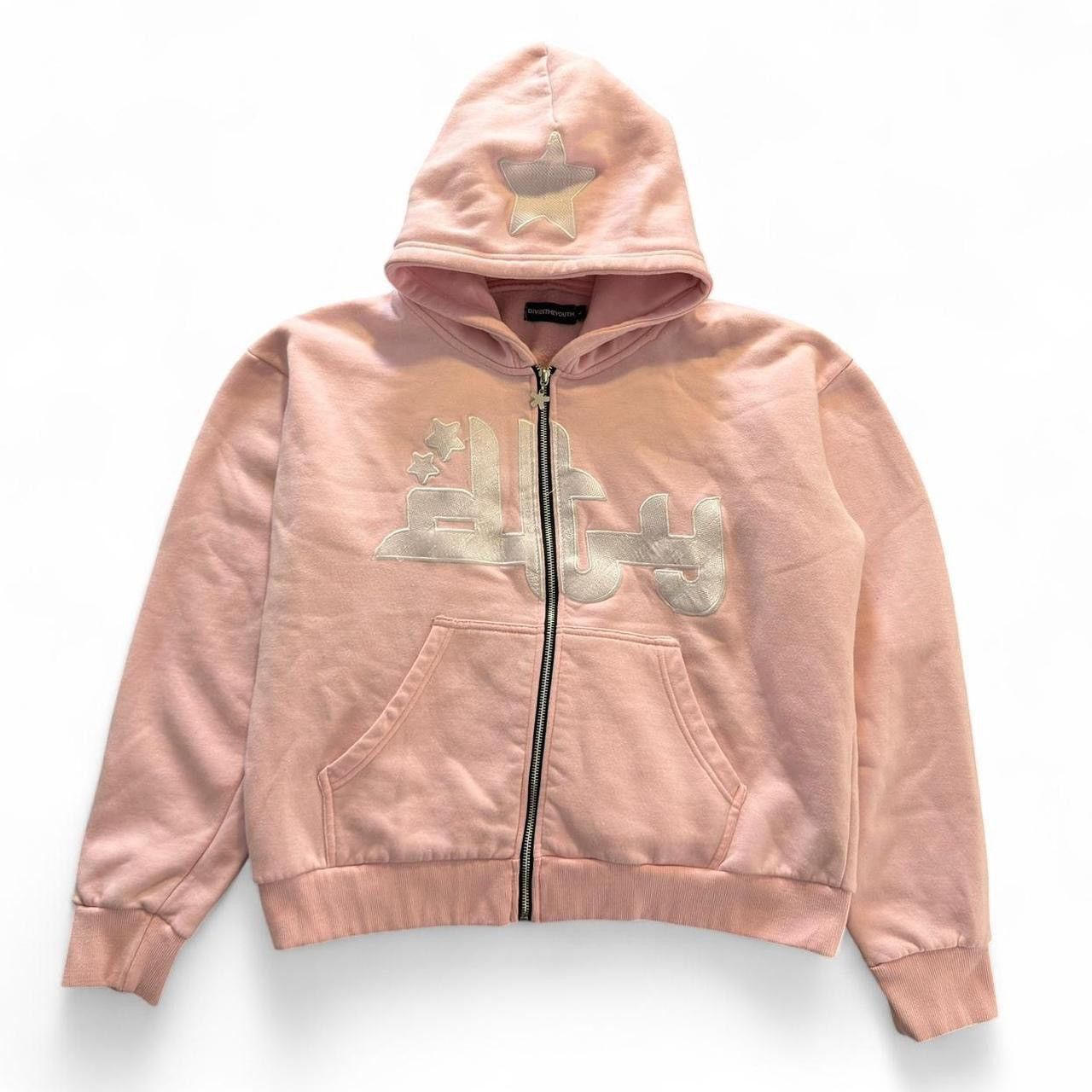 Divide The Youth Divide the Youth Pink Zip-Up Hoodie Size US L / EU 52-54 / 3 - 1 Thumbnail