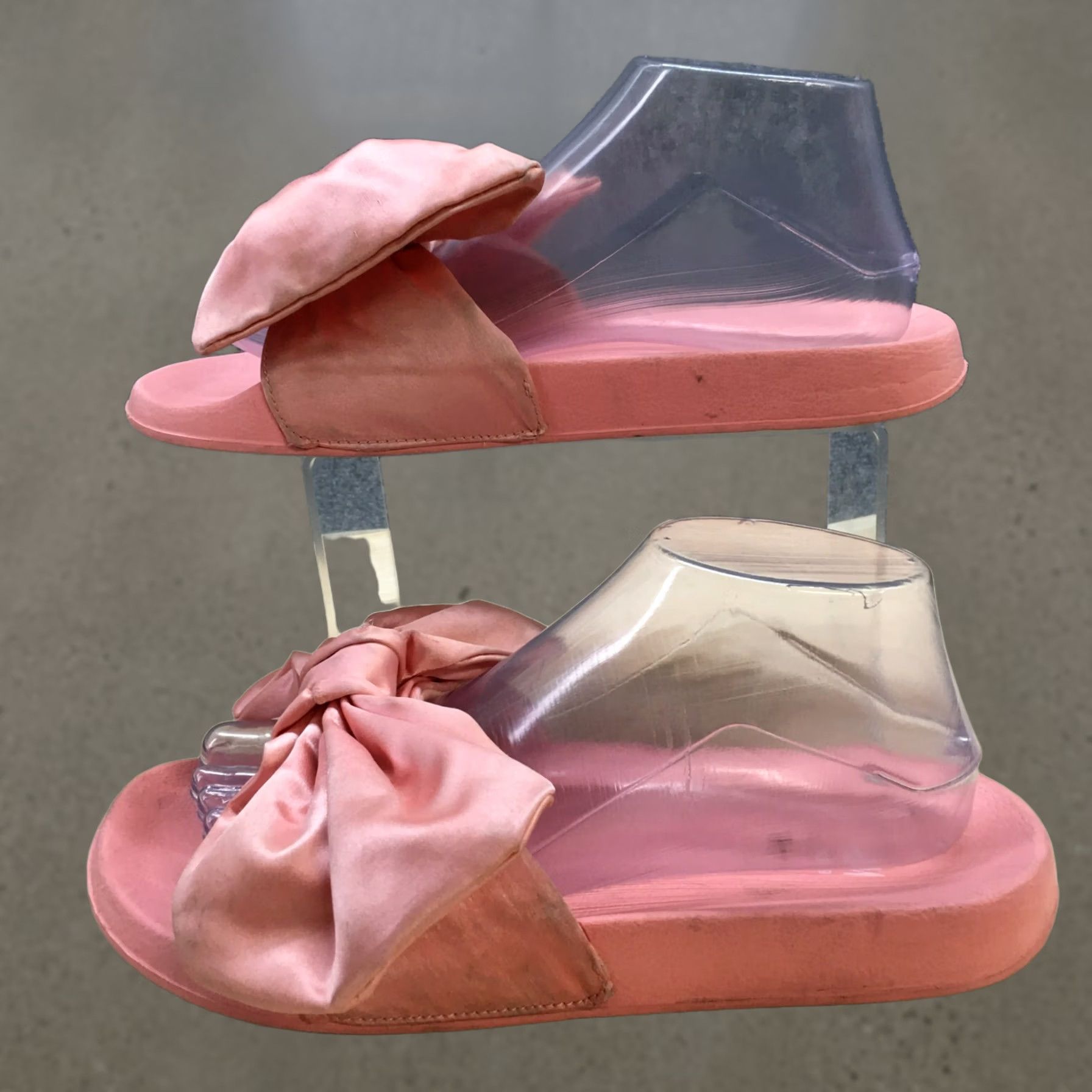 H&M H&M Sandals Women 7-8 Slip On Pink Open Toe Casual Comfort Flats Shoes Slides Size US 7 / IT 37 - 1 Thumbnail