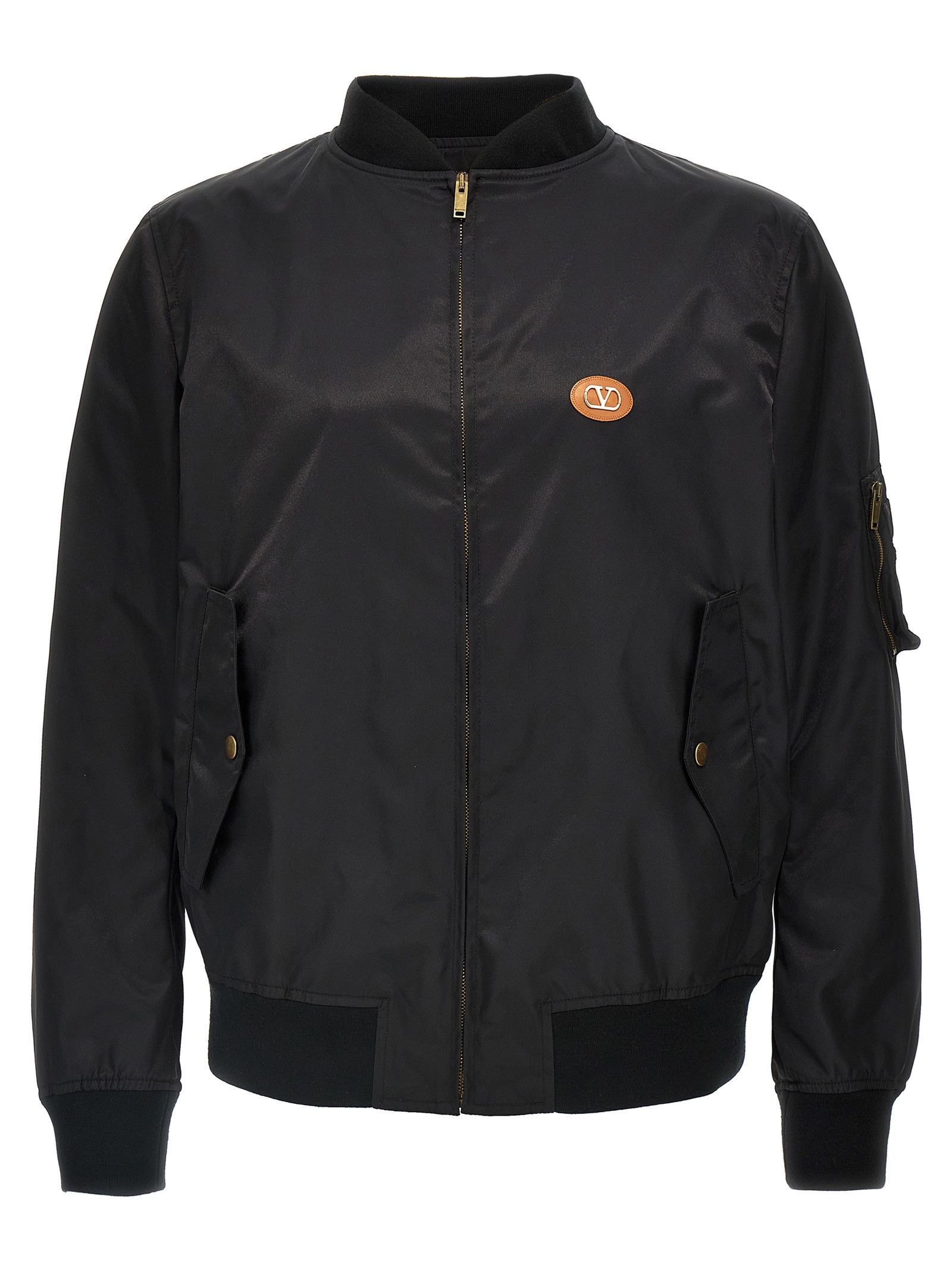 Valentino Valentino Garavani Logo Bomber Jacket Size US M / EU 48-50 / 2 - 1 Thumbnail