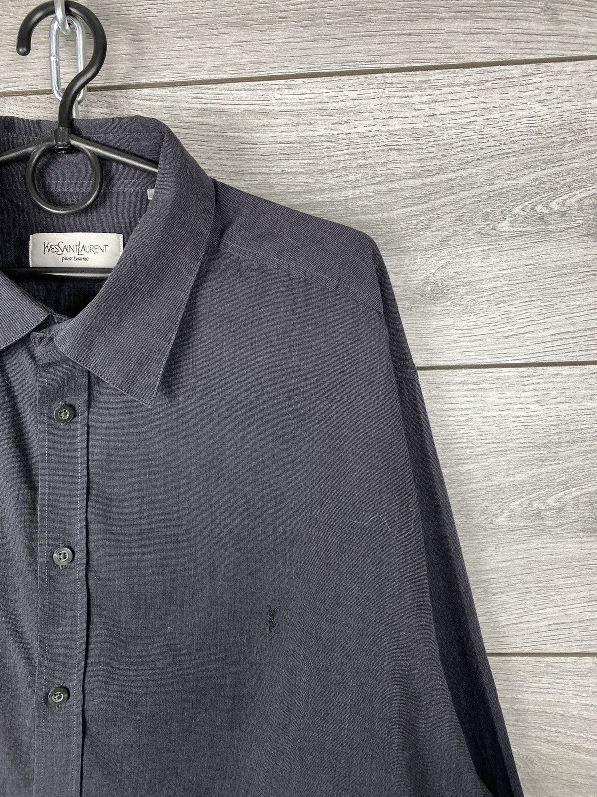 Yves Saint Laurent Mens Vintage Yves Saint Laurent Shirt Button Up Size US XXL / EU 58 / 5 - 4 Thumbnail
