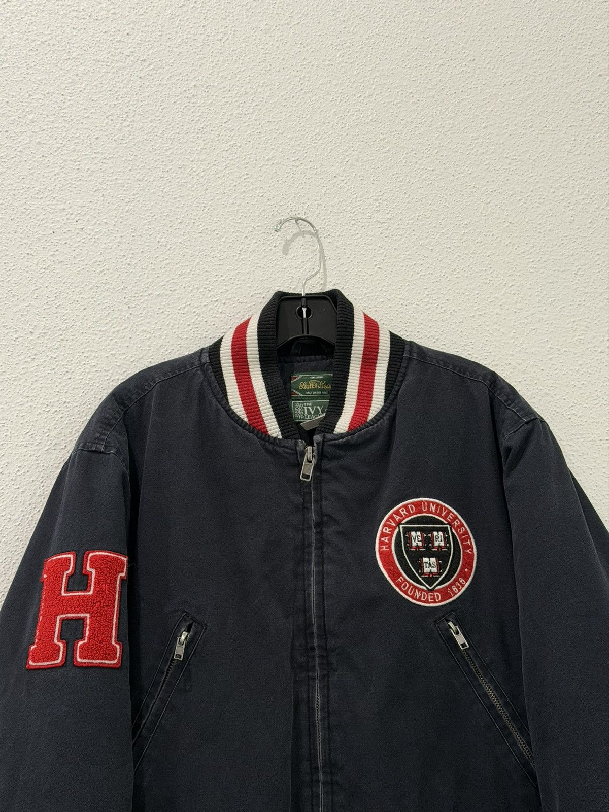 Stall and Dean Vtg Stall & Dean Harvard University Insulated Varsity Bomber Size US M / EU 48-50 / 2 - 2 Thumbnail