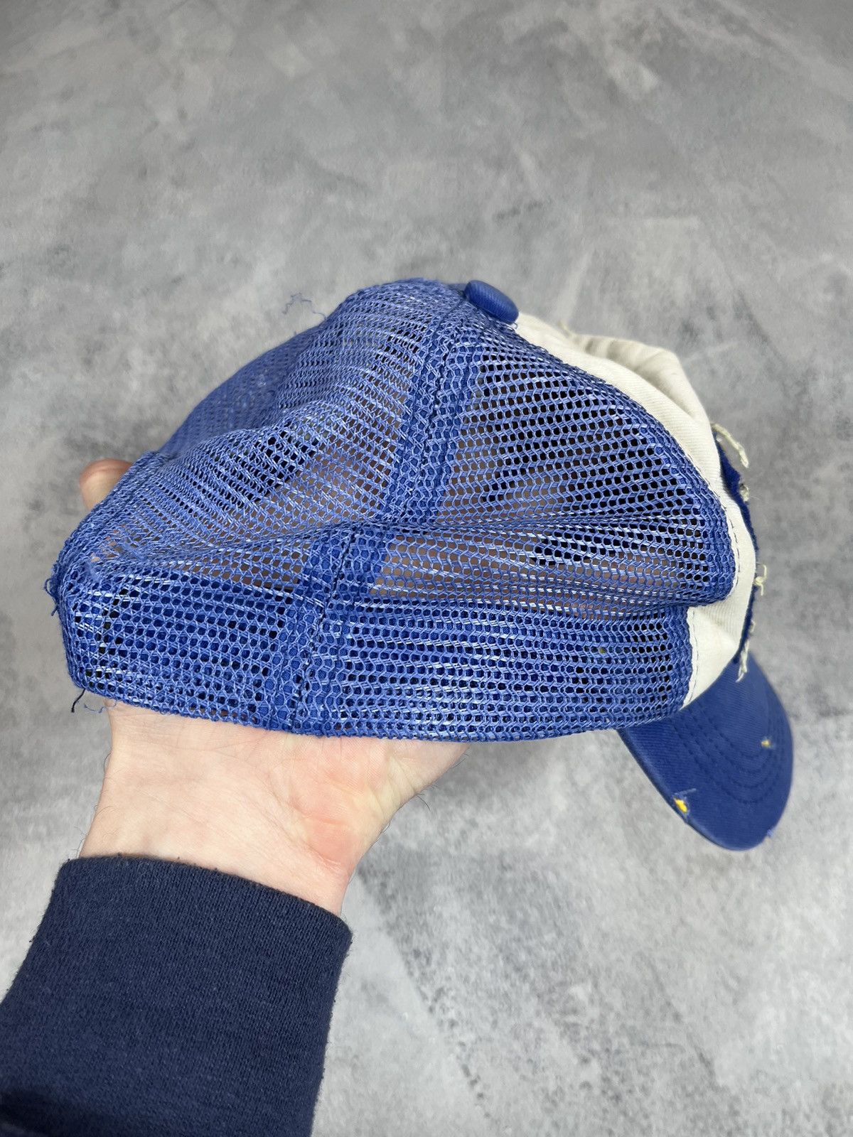 Japanese Brand Vintage Y2K western trucker distressed streetwear cap Size ONE SIZE - 4 Thumbnail