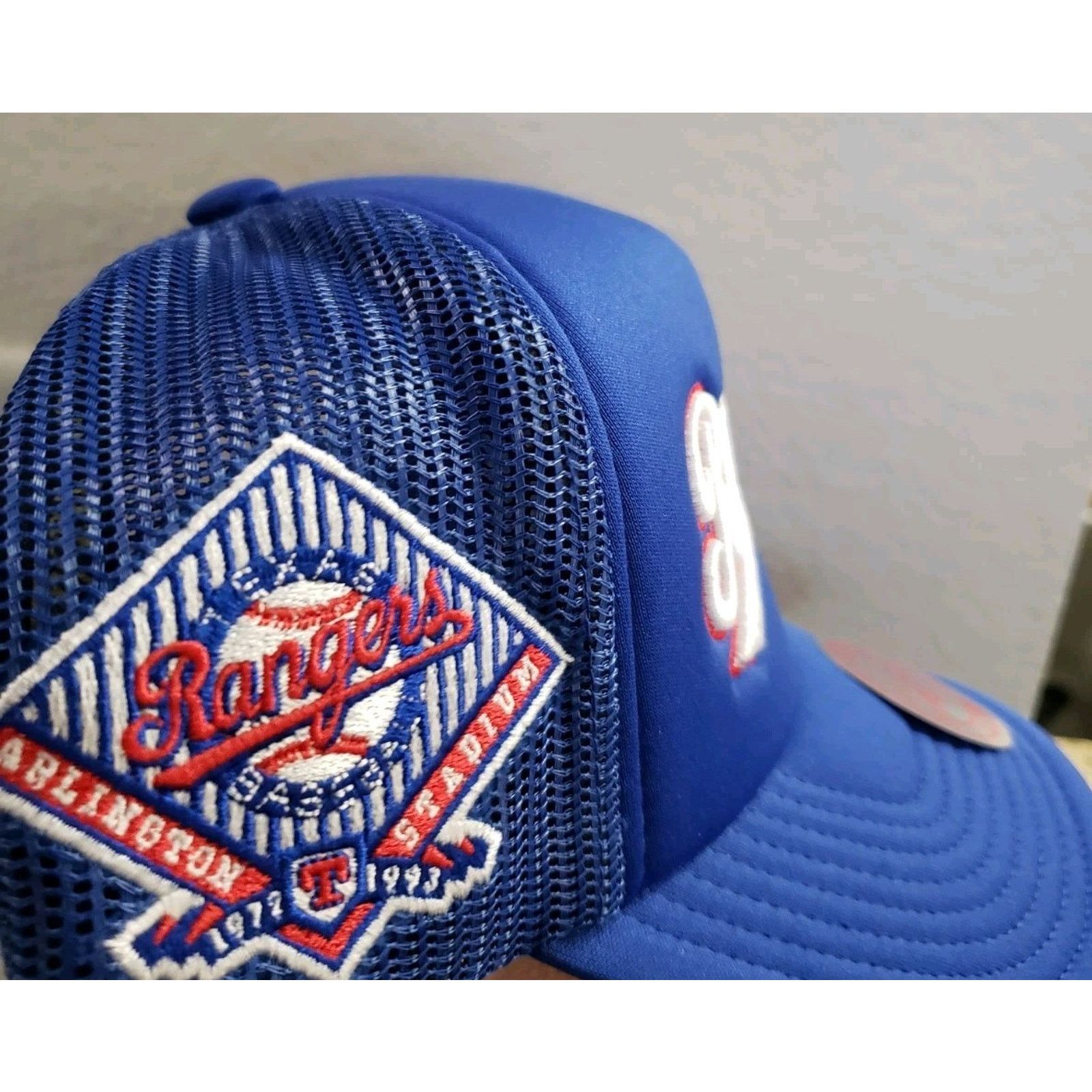 Mitchell & Ness Texas Rangers Hat Arlington Stadium Trucker Mitchell & Ness Size ONE SIZE - 2 Thumbnail