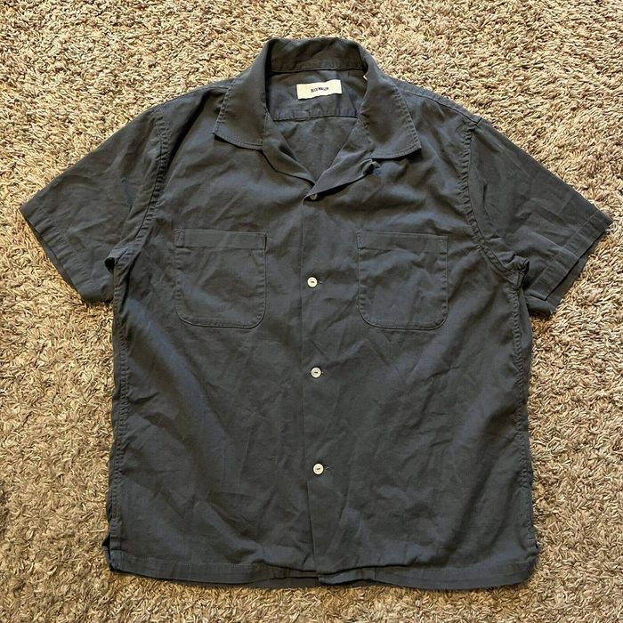 Buck Mason Camp Collar Rayon Short Sleeve Button Up Shirt | Grailed