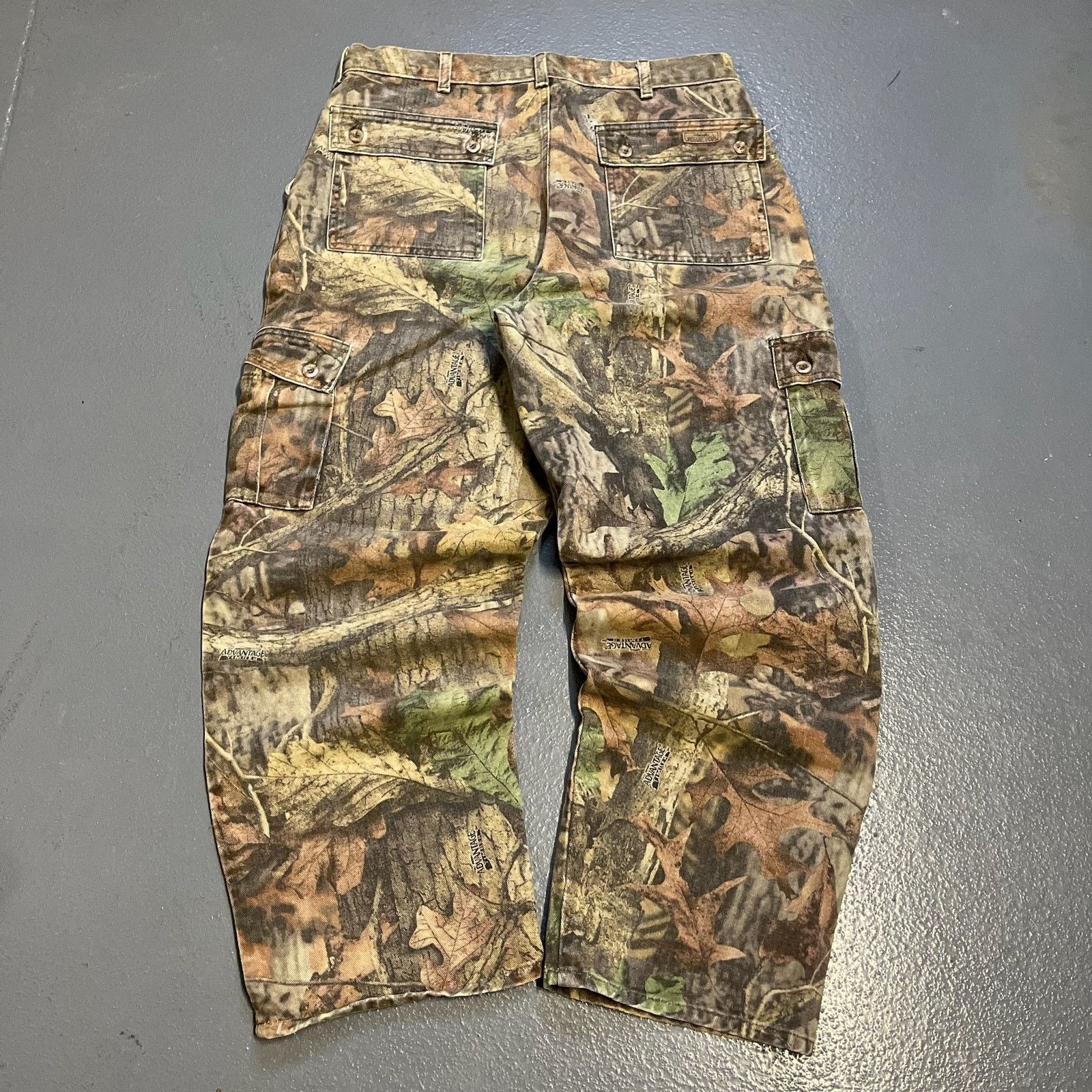 Vintage Redhead Real Tree Hunting Camo Jeans 40x32 Baggy