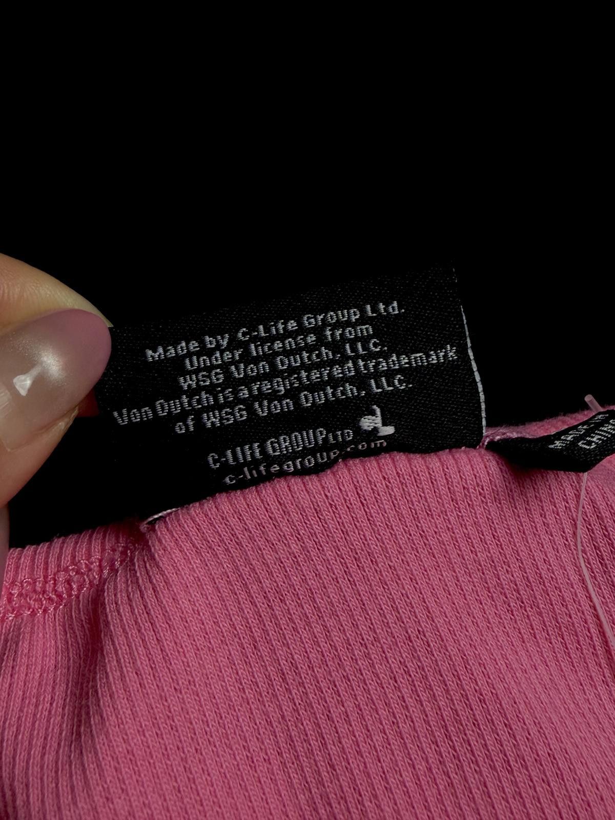 Von Dutch Y2k Von Dutch Classic Cropped Pink Blue Tank Top L Size L / US 10 / IT 46 - 4 Thumbnail