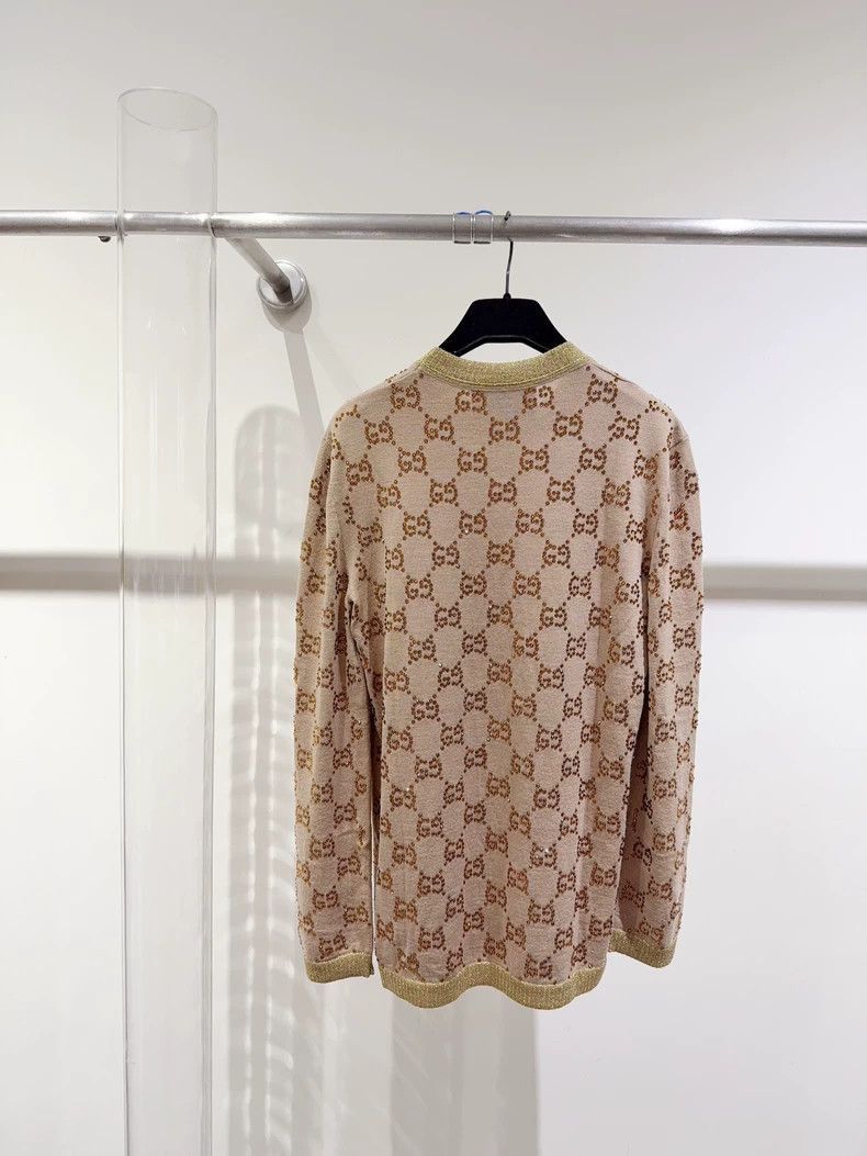 Gucci Gucci Full Diamond Knit Sweater-2506 Size US S / EU 44-46 / 1 - 2 Thumbnail