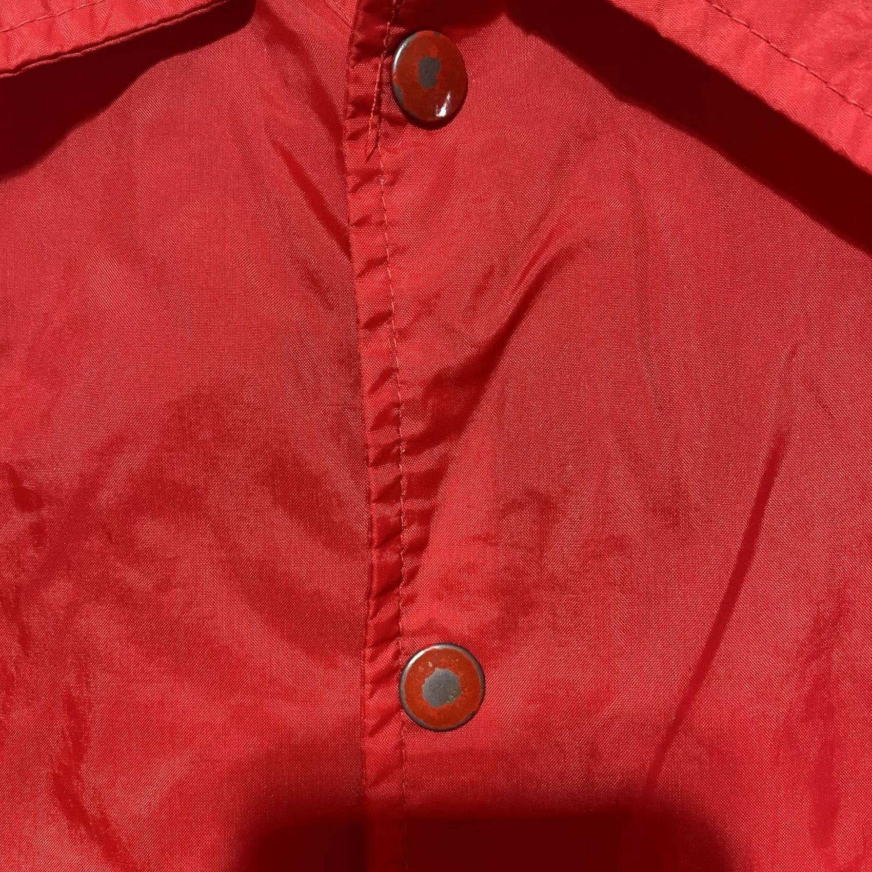 Vintage VINTAGE Tompkins Wearables Windbreaker Jacket L Red 80s Full Zip Mens Size US L / EU 52-54 / 3 - 4 Thumbnail