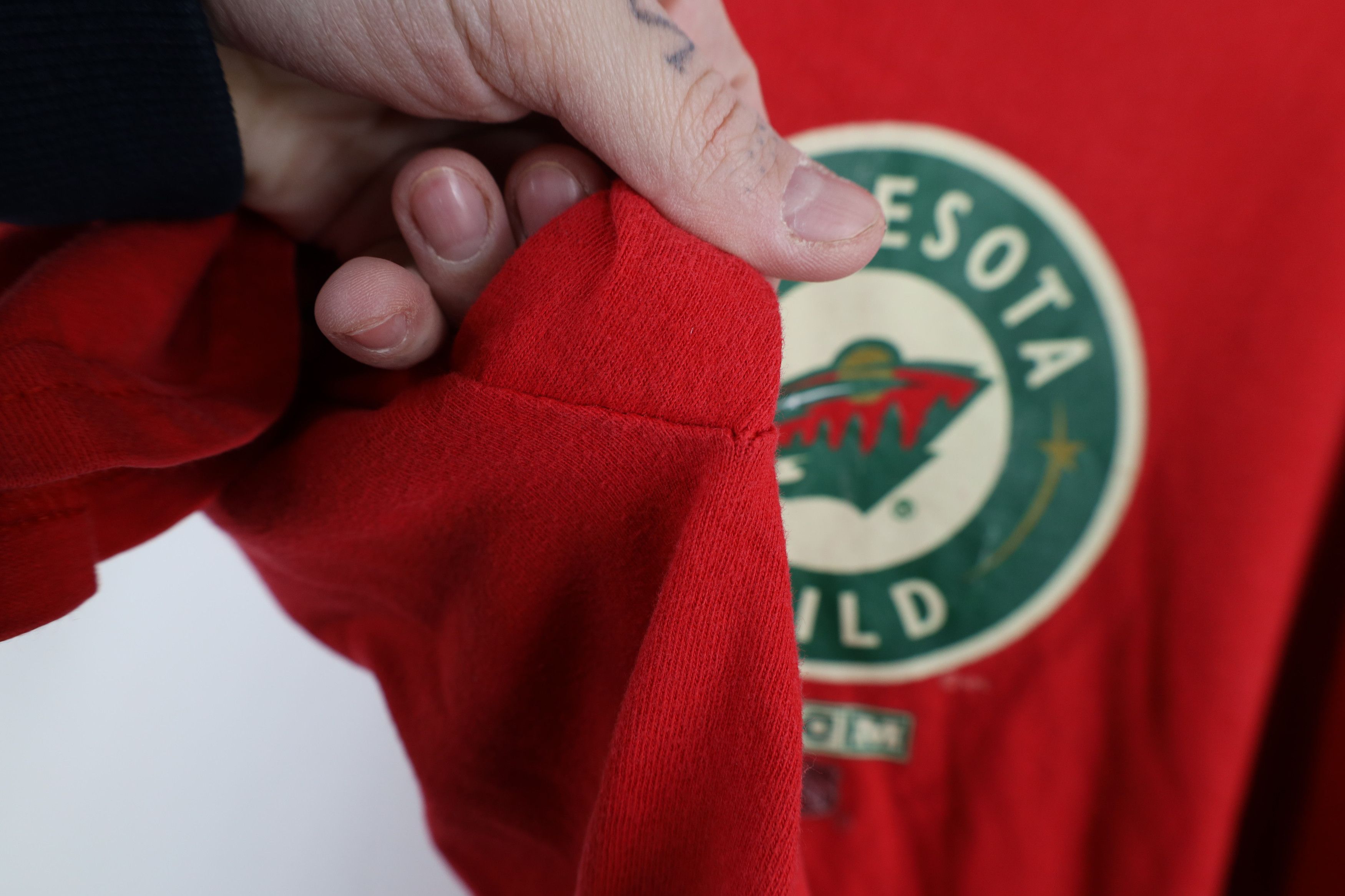 Ccm × Vintage Vintage CCM Hockey Distressed Minnesota Hockey T-Shirt Red Size US L / EU 52-54 / 3 - 12 Thumbnail