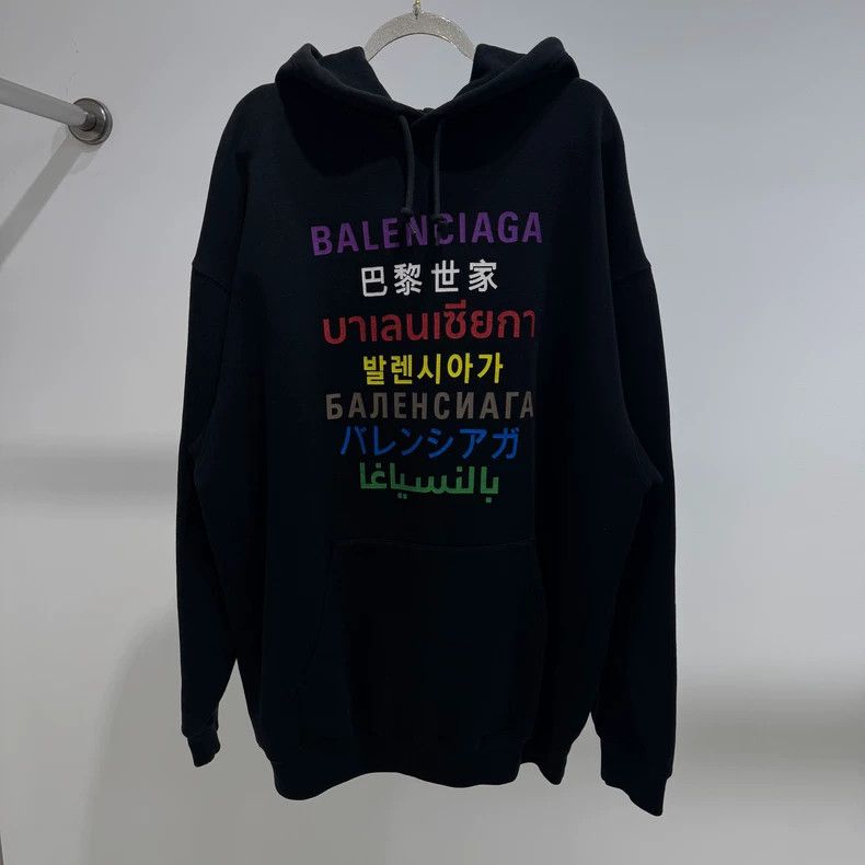 Balenciaga Balenciaga Seven Language Sweatshirt Size US M / EU 48-50 / 2 - 1 Thumbnail