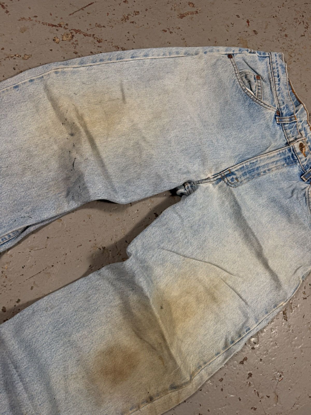Levi's Vintage Distressed Levis Orange Tag Denim Size US 32 / EU 48 - 4 Thumbnail