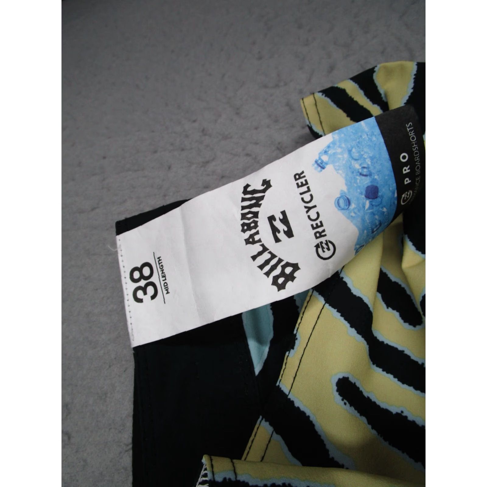 Billabong Billabong Board Shorts Mens 38 Blue Recycler Sundays Pro 9" Zebra Surf Beach Size US 38 / EU 54 - 3 Thumbnail