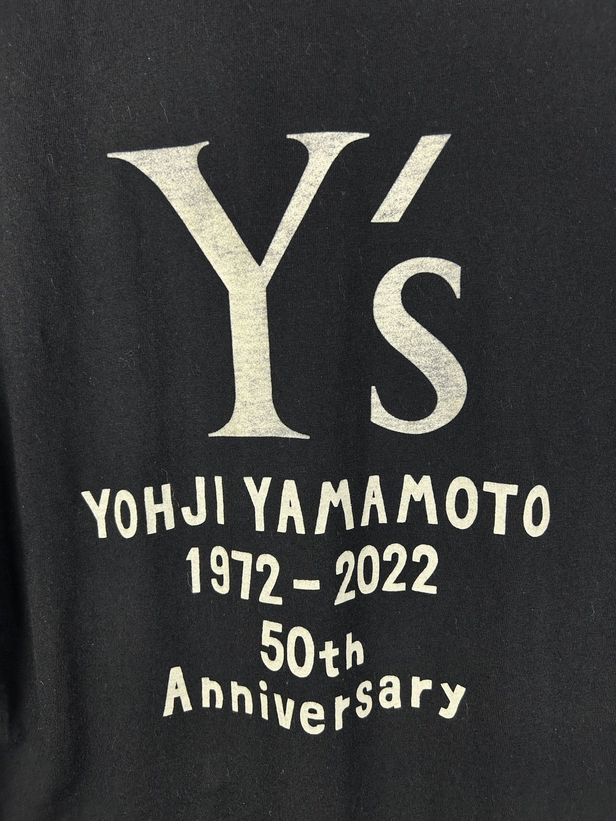 Yohji Yamamoto Y’s Yohji Yamamoto 50 Anniversary 1972-2022 T-Shirt Size 2 Size US M / EU 48-50 / 2 - 2 Thumbnail