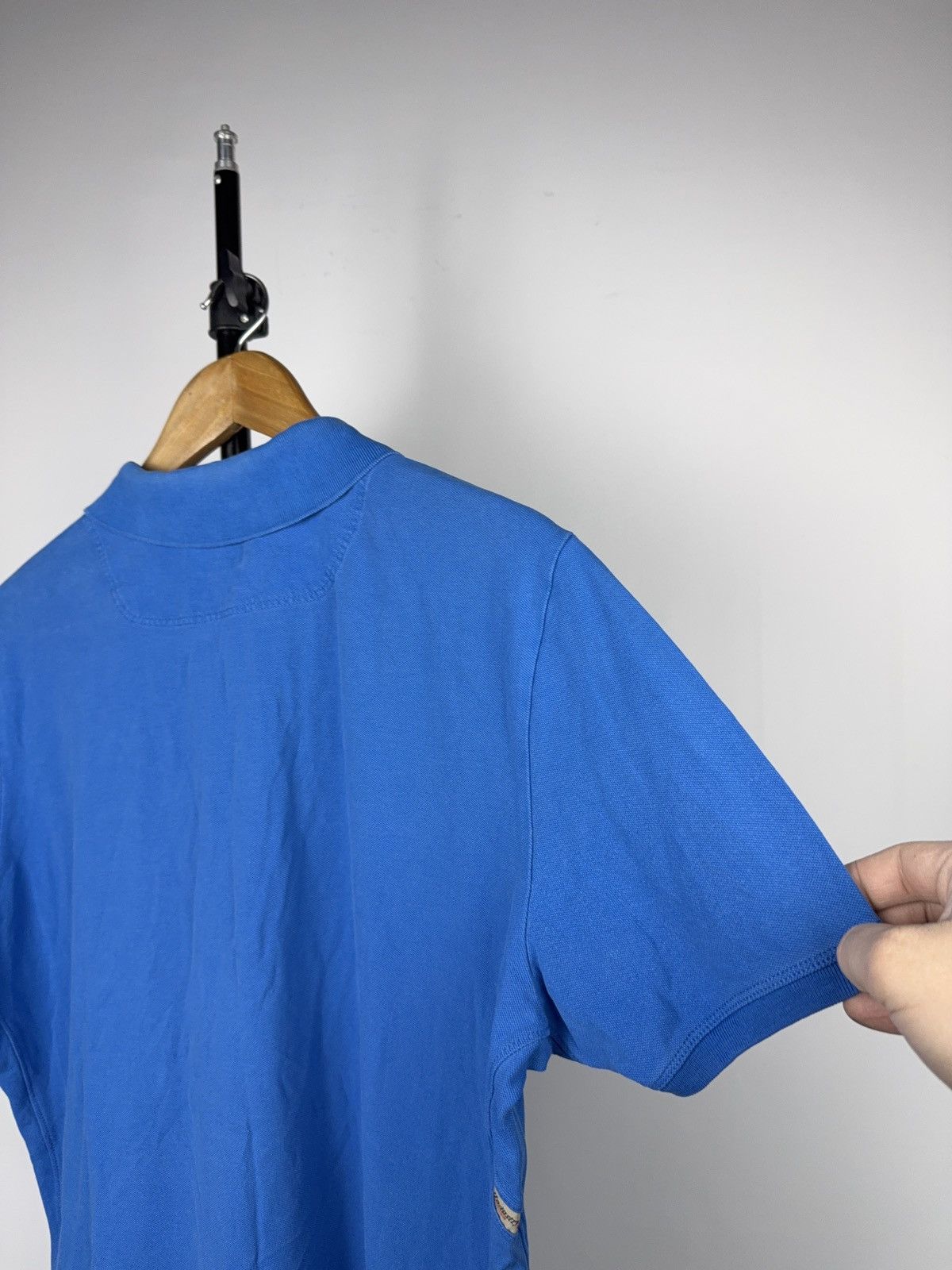 Diesel Retro 00s Diesel Blue Slim Fit Polo Shirt Workwear Logo XL Size US XL / EU 56 / 4 - 16 Thumbnail
