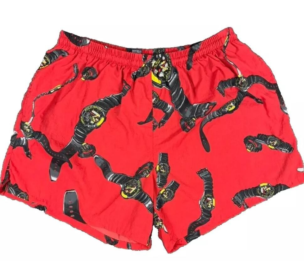 Polo Ralph Lauren Vintage Polo Ralph Lauren Stop Watch Shorts Large Size US 36 / EU 52 - 14 Thumbnail