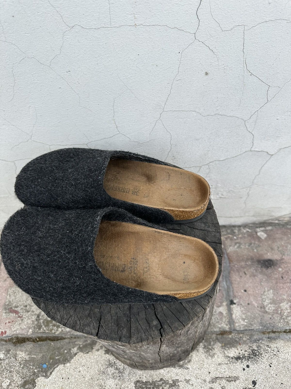 Birkenstock × Vintage Birkenstock Boston Wool Sandals Slippers Size US 8 / IT 38 - 4 Thumbnail