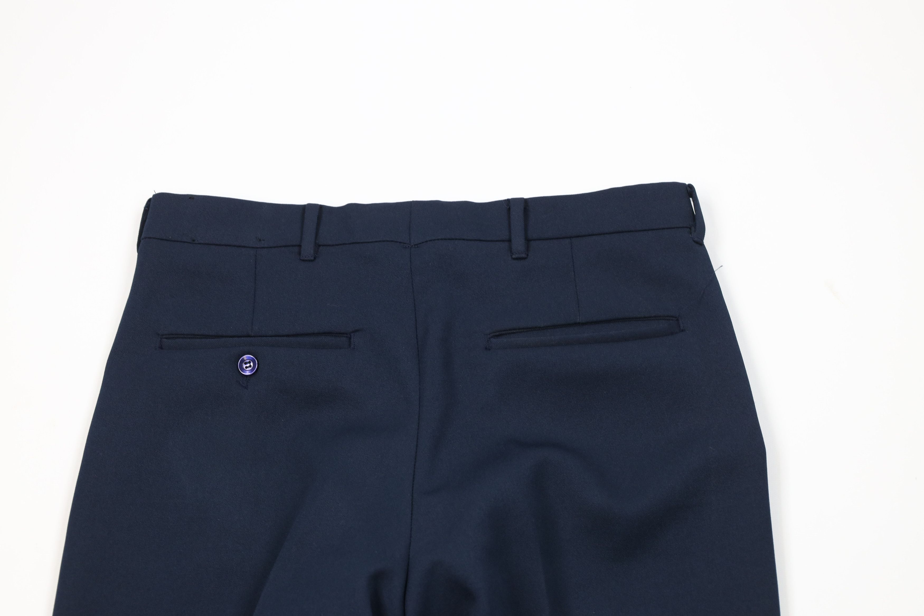 Vintage Vintage 70s Streetwear Flared Wide Leg Chino Pants Blue USA Size US 30 / EU 46 - 9 Thumbnail