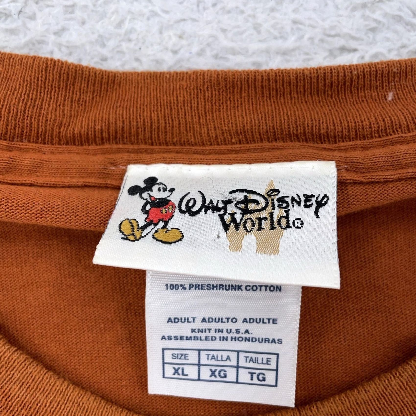 Disney Disney Animal Kingdom Tee Shirt Mens XL Brown Short Sleeve Burnt Orange Graphic Print Crew Neck T-Shirt Outdoor Mens XL Brown Disney Shirt Size US XL / EU 56 / 4 - 5 Thumbnail