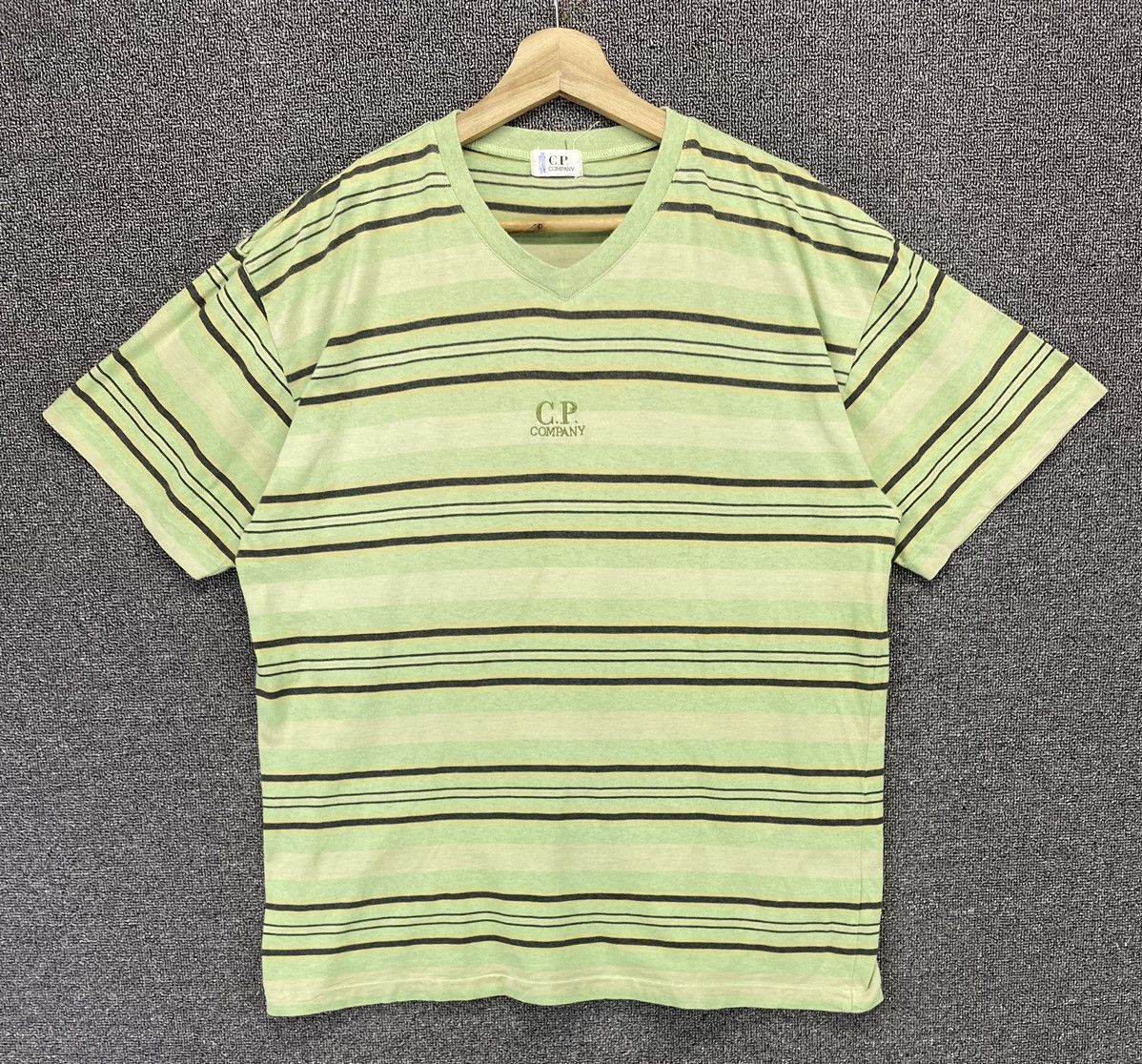 C.P. Company Vintage CP Company OverStriped Tee T Shirts Size US M / EU 48-50 / 2 - 1 Thumbnail
