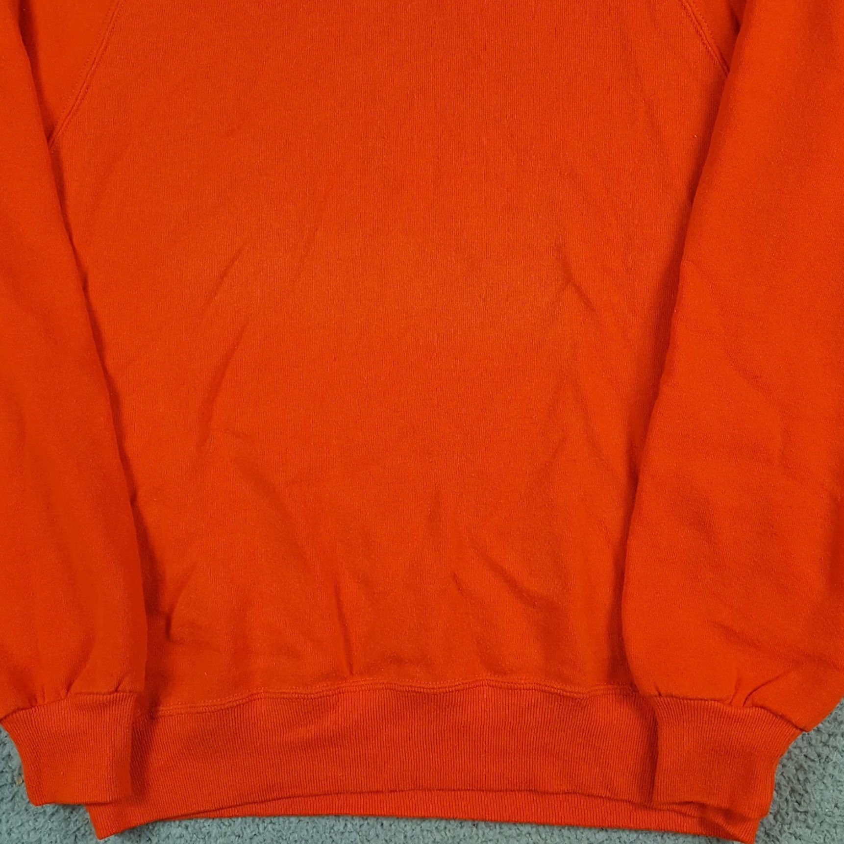 Jerzees VINTAGE Jerzees 90s Blaze Orange Fleece Hunting Sweatshirt Mens M Pullover Crewneck Sweatshirt Size US M / EU 48-50 / 2 - 4 Thumbnail