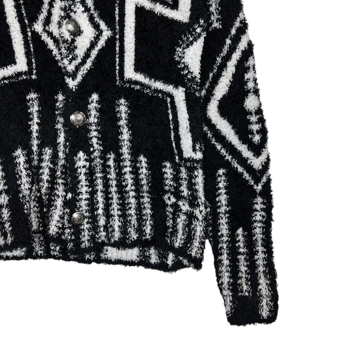 Hysteric Glamour 🔥 DIVINER TEAM RECKLESS LIFE FLEECE KNITTED CARDIGAN Size US M / EU 48-50 / 2 - 8 Thumbnail