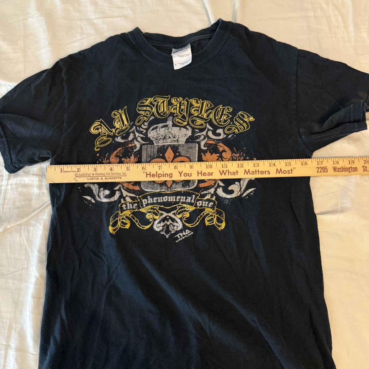 Gildan Vintage AJ Styles TNA Wrestling T Shirt size small Y2K WWE Size US S / EU 44-46 / 1 - 6 Thumbnail