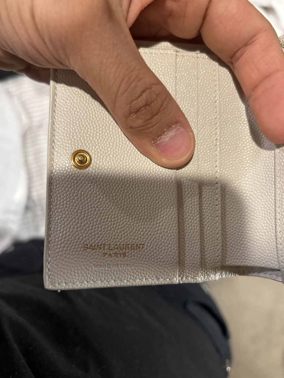Yves Saint Laurent Yves Saint Laurent Small Ziptop Wallet Size ONE SIZE - 7 Thumbnail