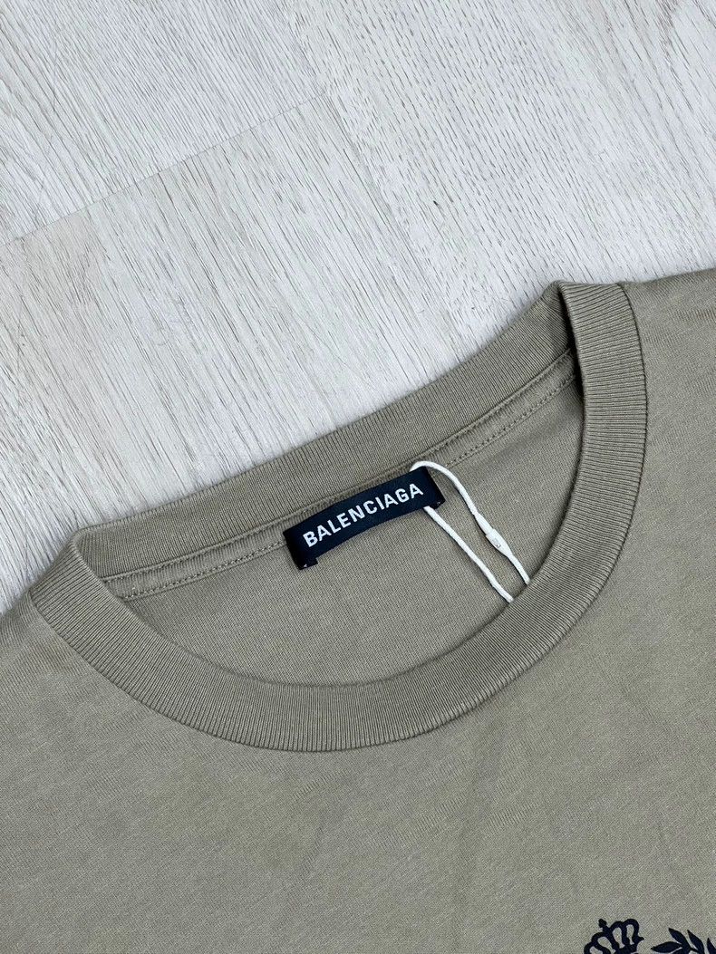 Balenciaga Balenciaga Wheat Pattern Short Sleeve, Khaki M Size US M / EU 48-50 / 2 - 3 Thumbnail