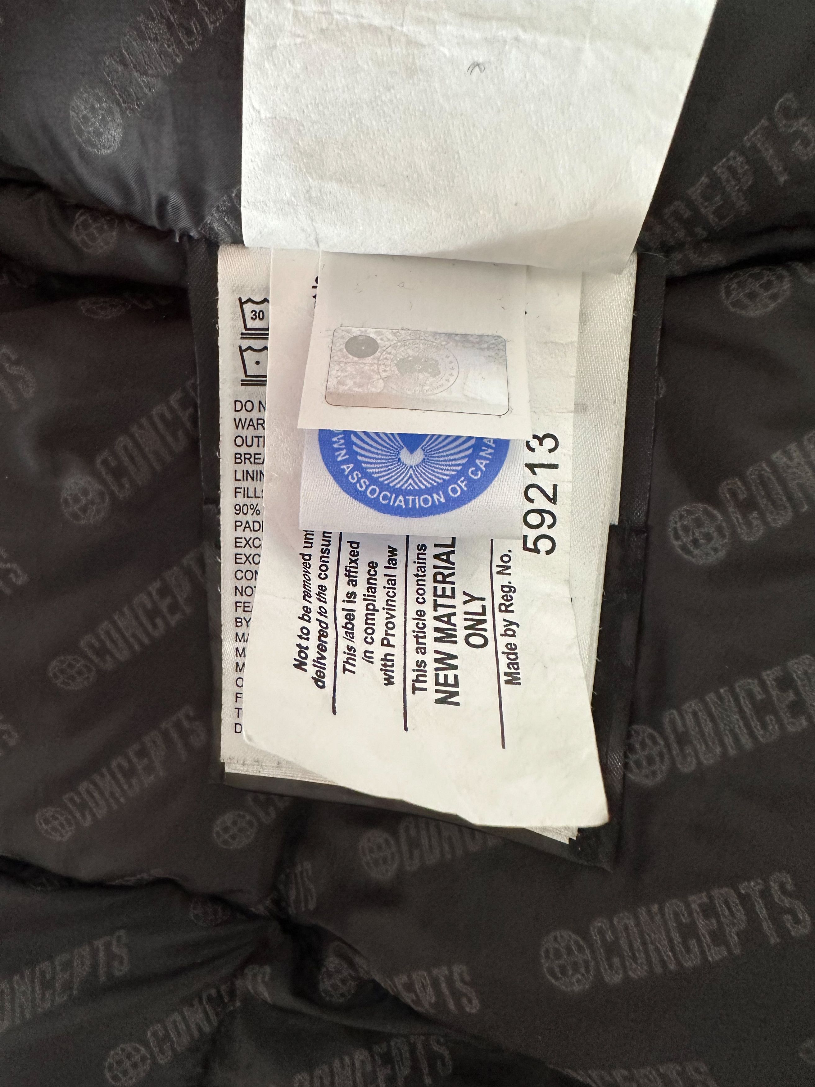 CNCPTS × Canada Goose Canada Goose Concepts Black Reflective Patches Denary Jacket Size US M / EU 48-50 / 2 - 9 Thumbnail