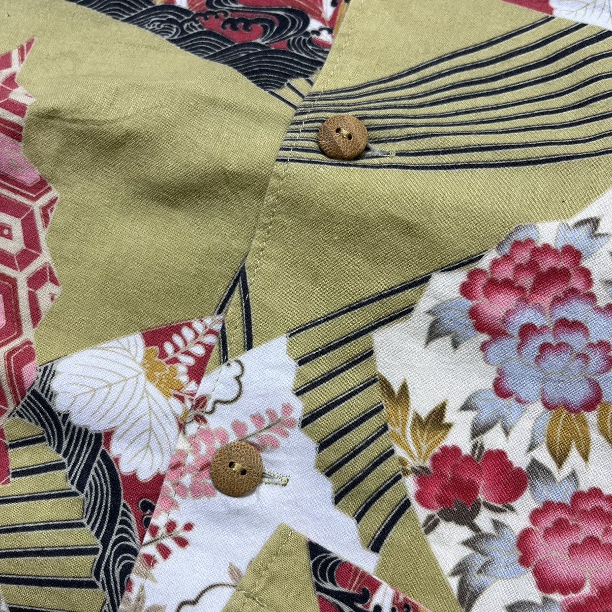 Japanese Brand Takeo Kikuchi loop collar hawaiian shirt inspired issey Size US M / EU 48-50 / 2 - 8 Thumbnail