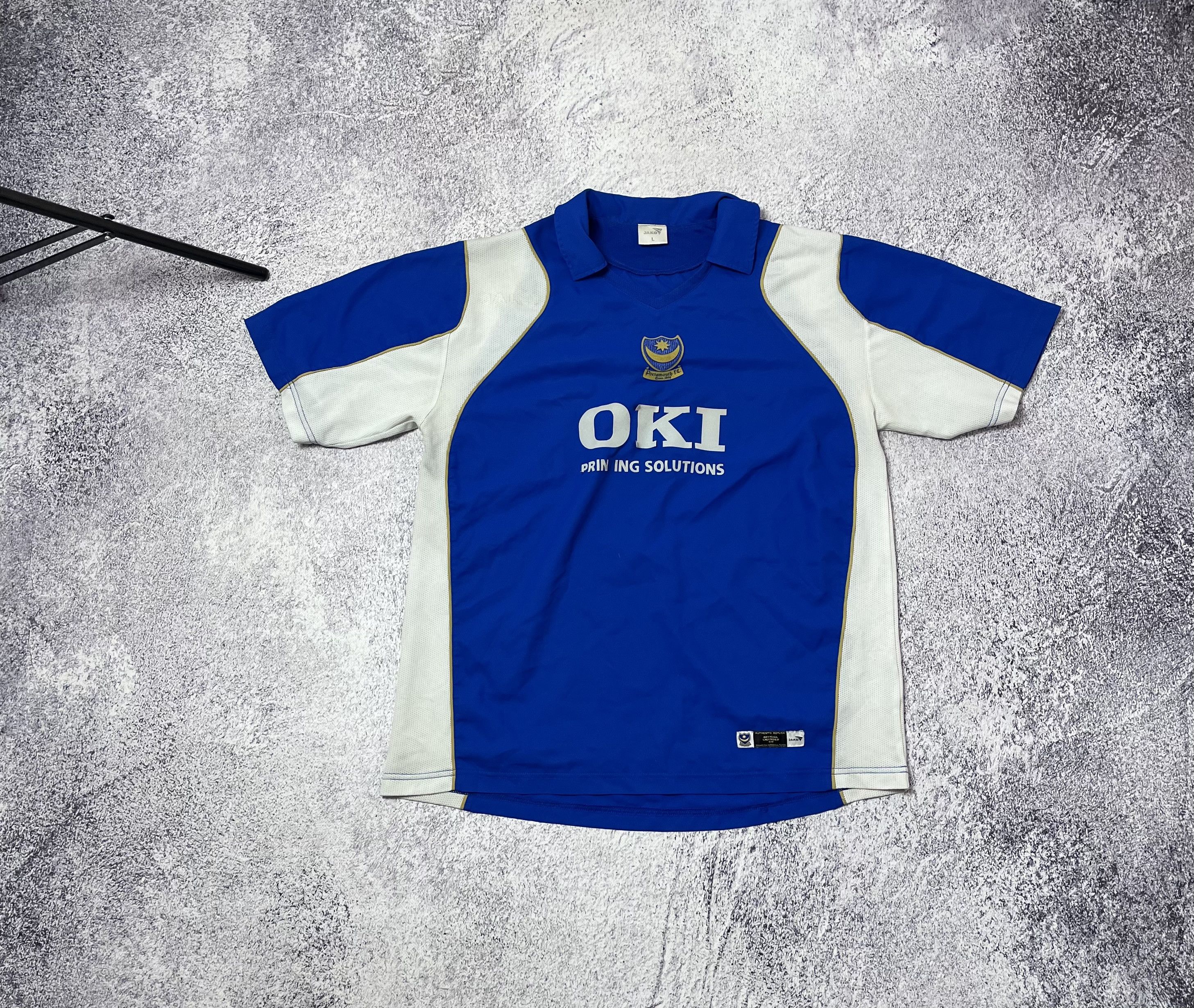 Vintage Mens vintage soccer jersey Jako Portsmouth 2006/07 size l Size US L / EU 52-54 / 3 - 1 Thumbnail