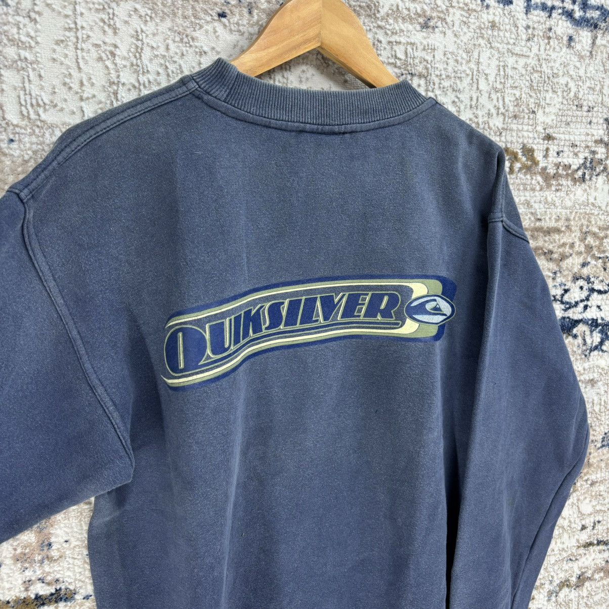 Quiksilver × Vintage Last Drop !! Vtg 90s Quiksilver Surfing Crewneck Sweatshirt Size US S / EU 44-46 / 1 - 4 Thumbnail