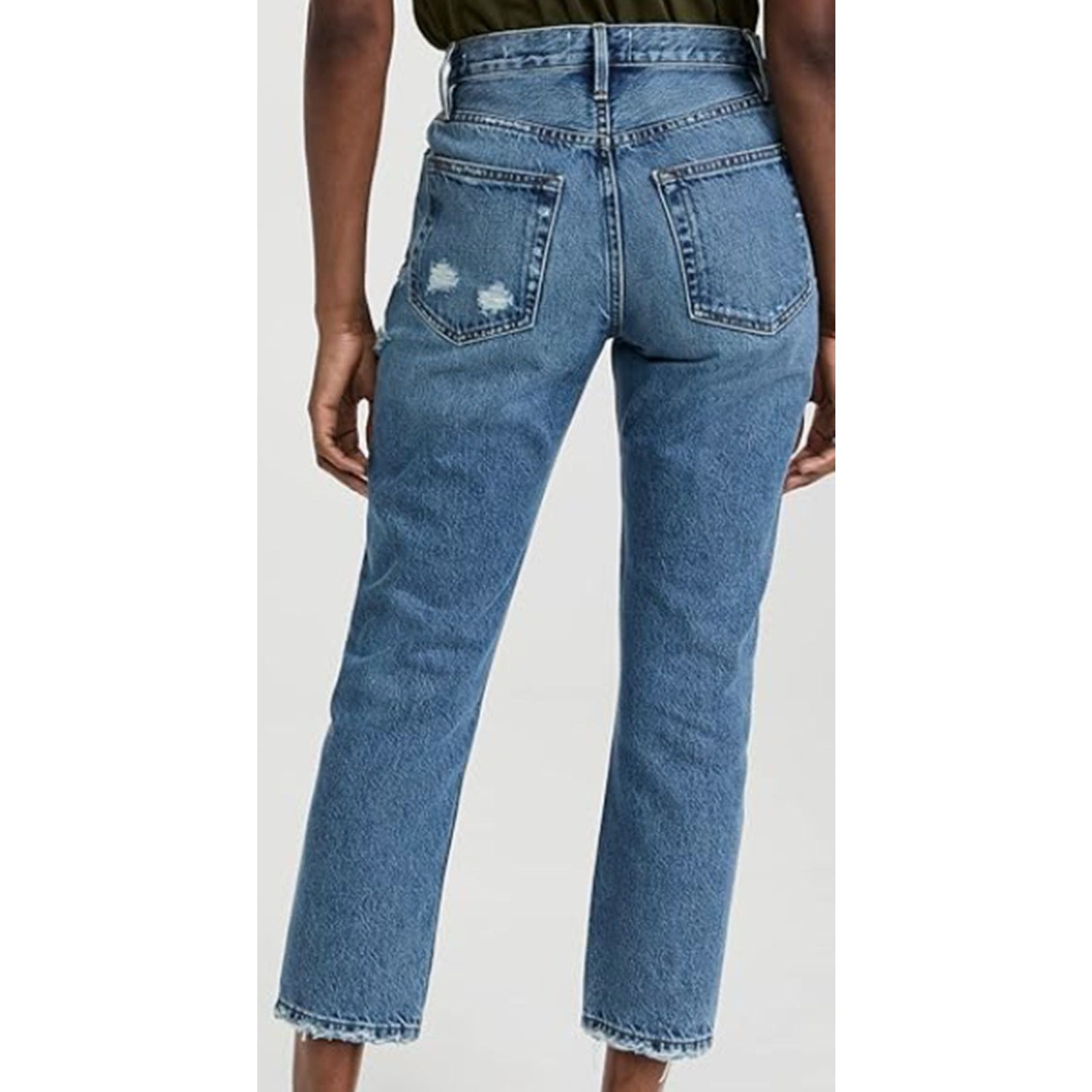 Frame FRAME Women's LE Original Jeans, Patina, Blue Size 29 Size 29" - 3 Thumbnail