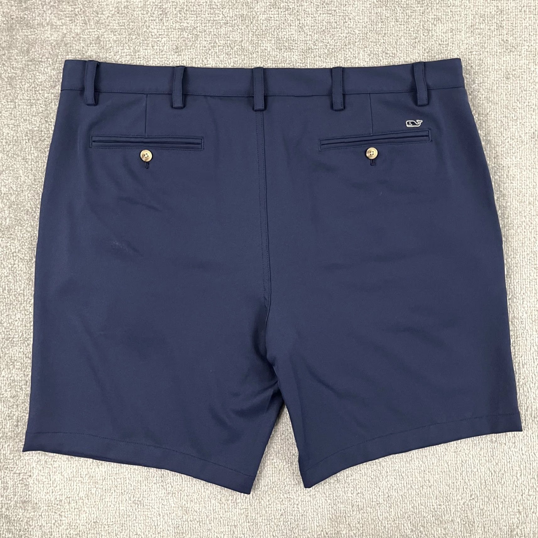 Vineyard Vines Vineyard Vines Links Shorts Mens 40 / 8.5" Navy Blue Golf Chino Stretch Preppy Size US 40 / EU 56 - 6 Thumbnail