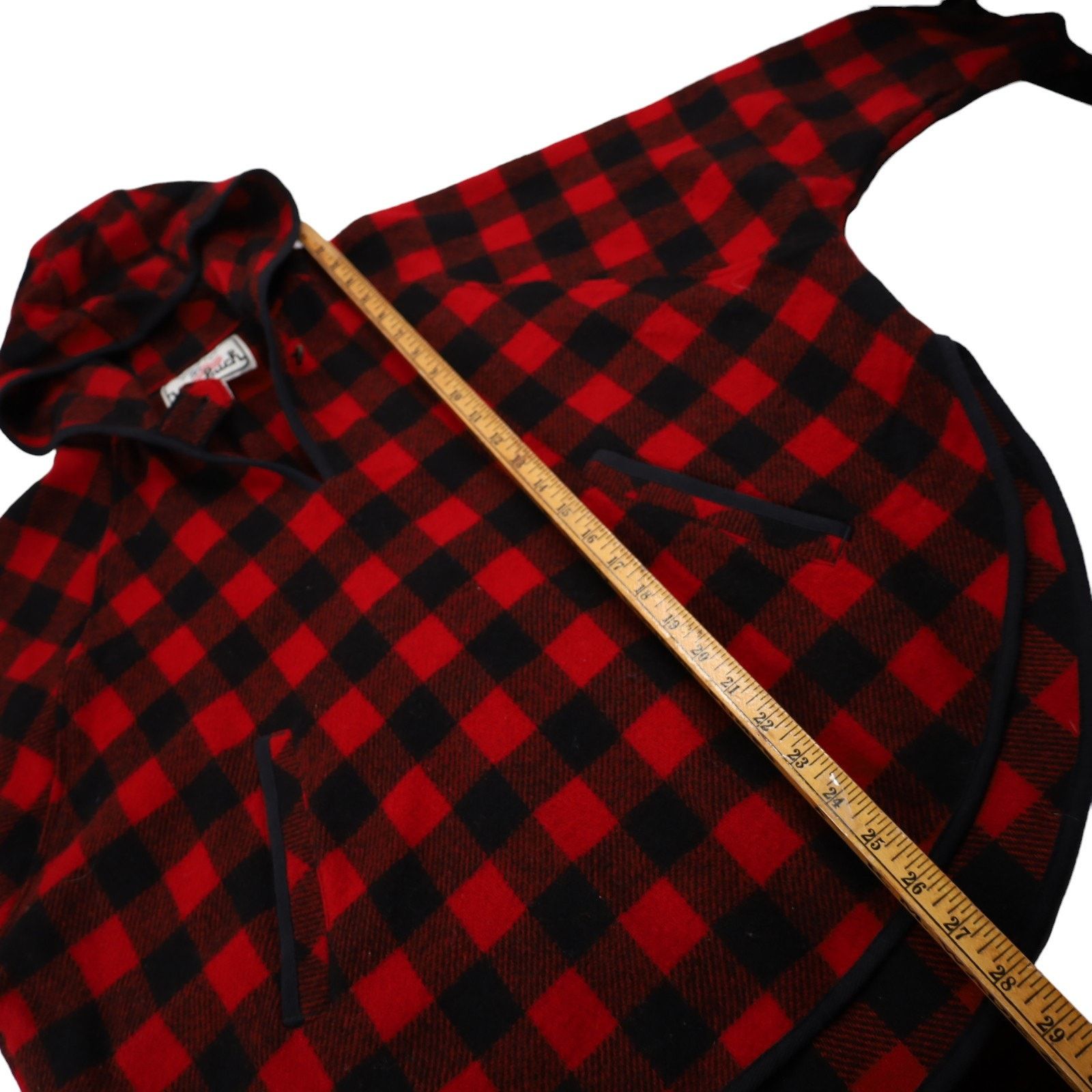 Vintage × Woolrich Woolen Mills Vintage Woolrich %100 Wool Hooded Poncho Size S / US 4 / IT 40 - 8 Thumbnail
