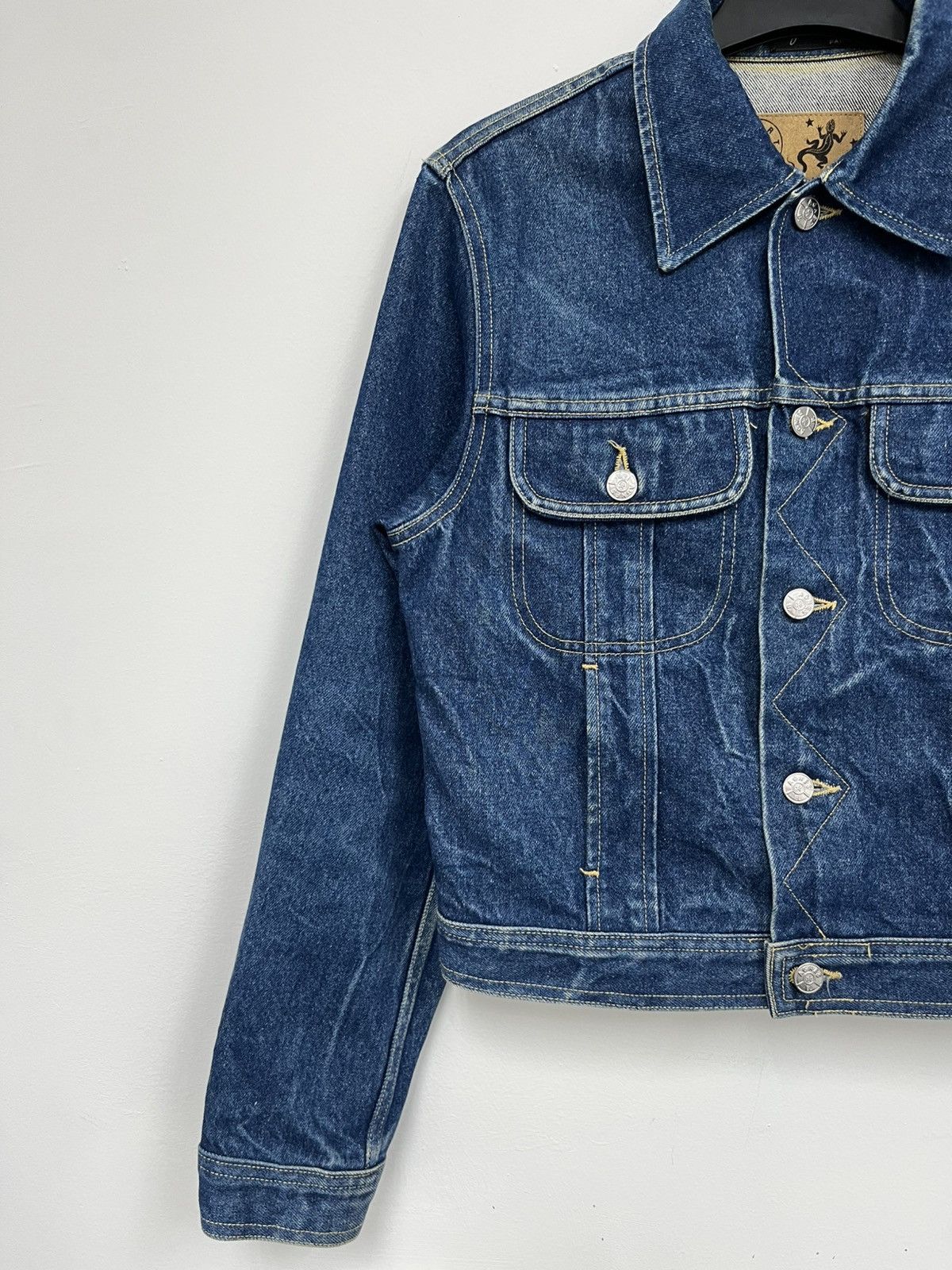 agnes b. Vintage Agnes B Trucker Denim Jacket Size S / US 4 / IT 40 - 2 Thumbnail