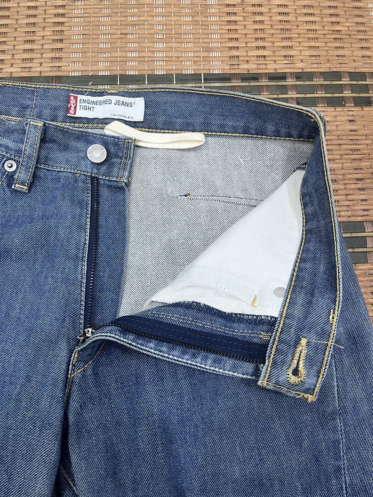 Levi's Levis Engineered Jeans Tight Twisted Denim Size US 30 / EU 46 - 13 Thumbnail